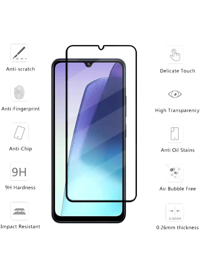 أكاليكس واقي شاشة لهاتف Xiaomi Redmi 14C، واقي شاشة من الزجاج المقوى، تغطية كاملة للشاشة، وضوح عالي، مضاد للكسر، زجاج مقاوم للخدش لهاتف Xiaomi Redmi 14C. - Image 3